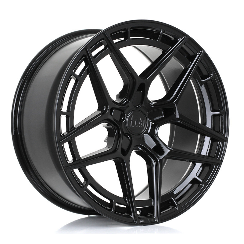 BOLA FLQ 20x10 CUSTOM PCD ET10 to 50 GLOSS BLACK (Load Rated 865kg) www.srbpower.com