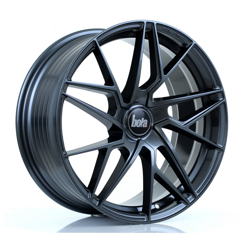 BOLA FLR 19x8.5 CUSTOM PCD ET40 to 45 GLOSS GUNMETAL (Load Rated 735kg) www.srbpower.com
