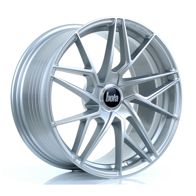 BOLA FLR 19x9.5 CUSTOM PCD ET25 to 45 CRYSTAL SILVER (Load Rated 735kg) www.srbpower.com