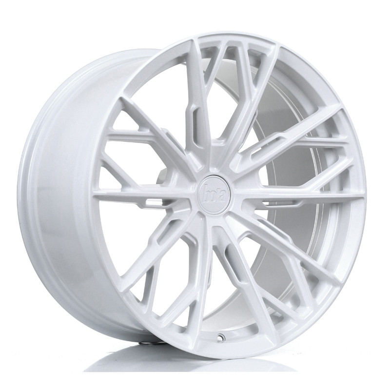 BOLA FLS 18x8 CUSTOM PCD ET25 to 50 WHITE (Load Rated 735kg) www.srbpower.com