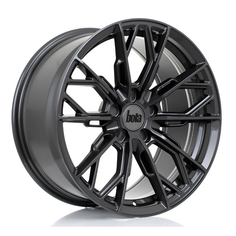 BOLA FLS 18x9 CUSTOM PCD ET25 to 50 GLOSS GUNMETAL (Load Rated 735kg) www.srbpower.com