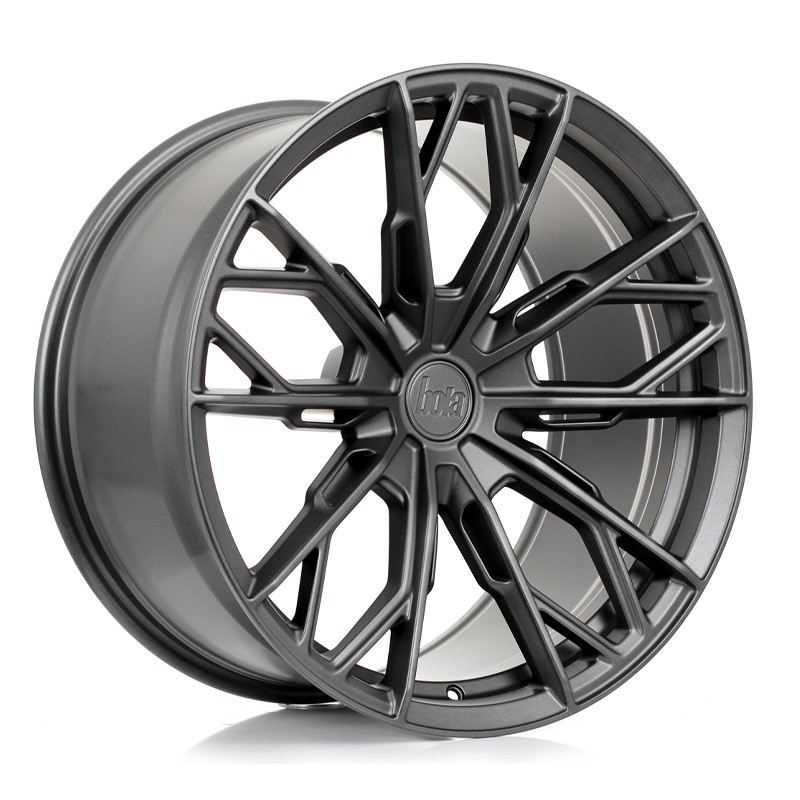 BOLA FLS 18x9 CUSTOM PCD ET25 to 50 MATT GUNMETAL (Load Rated 735kg) www.srbpower.com