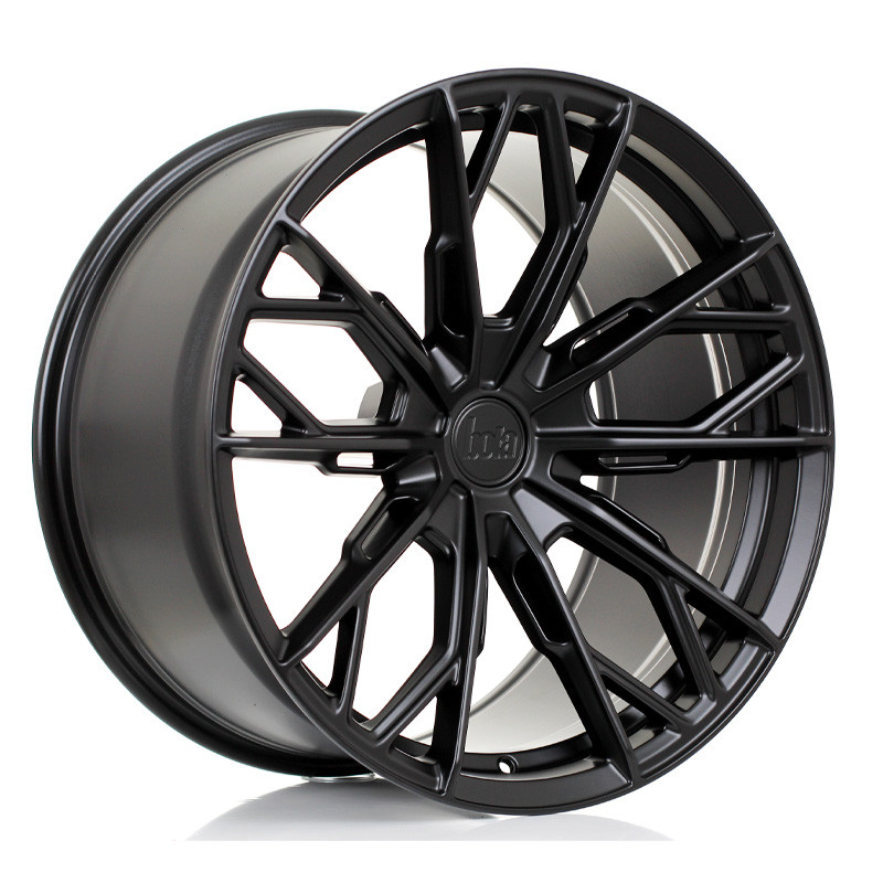 BOLA FLS 19x8.5 CUSTOM PCD ET15 to 50 MATT BLACK (Load Rated 865kg) www.srbpower.com
