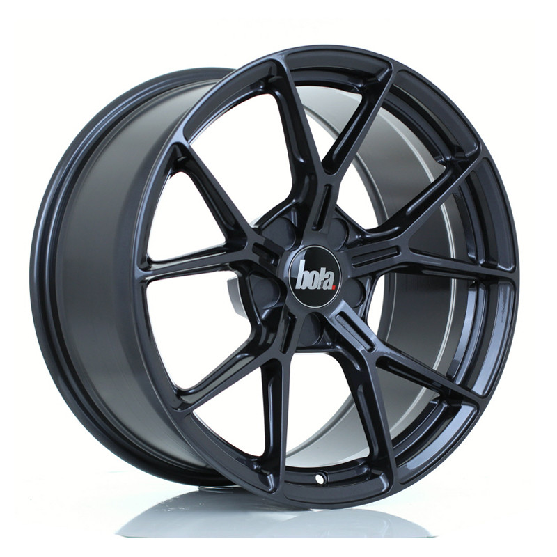 BOLA FLY 18x9 CUSTOM PCD ET15 to 47 GLOSS GUNMETAL (Load Rated 735kg) www.srbpower.com