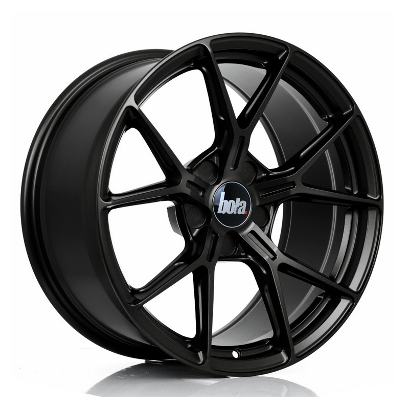 BOLA FLY 19x8.5 CUSTOM PCD ET15 to 47 MATT BLACK (Load Rated 815kg) www.srbpower.com