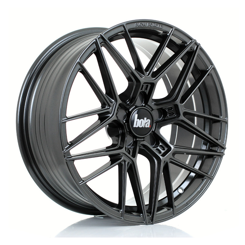 BOLA FLZ 18x8 CUSTOM PCD ET25 to 50 GLOSS GUNMETAL (Load Rated 700kg) www.srbpower.com