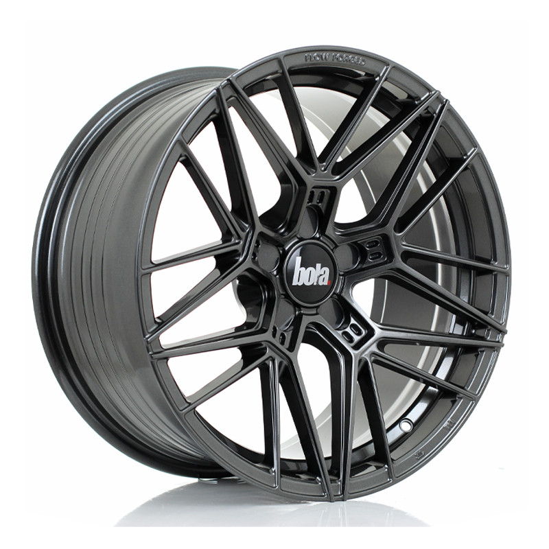 BOLA FLZ 18x9 CUSTOM PCD ET25 to 50 GLOSS GUNMETAL (Load Rated 700kg) www.srbpower.com