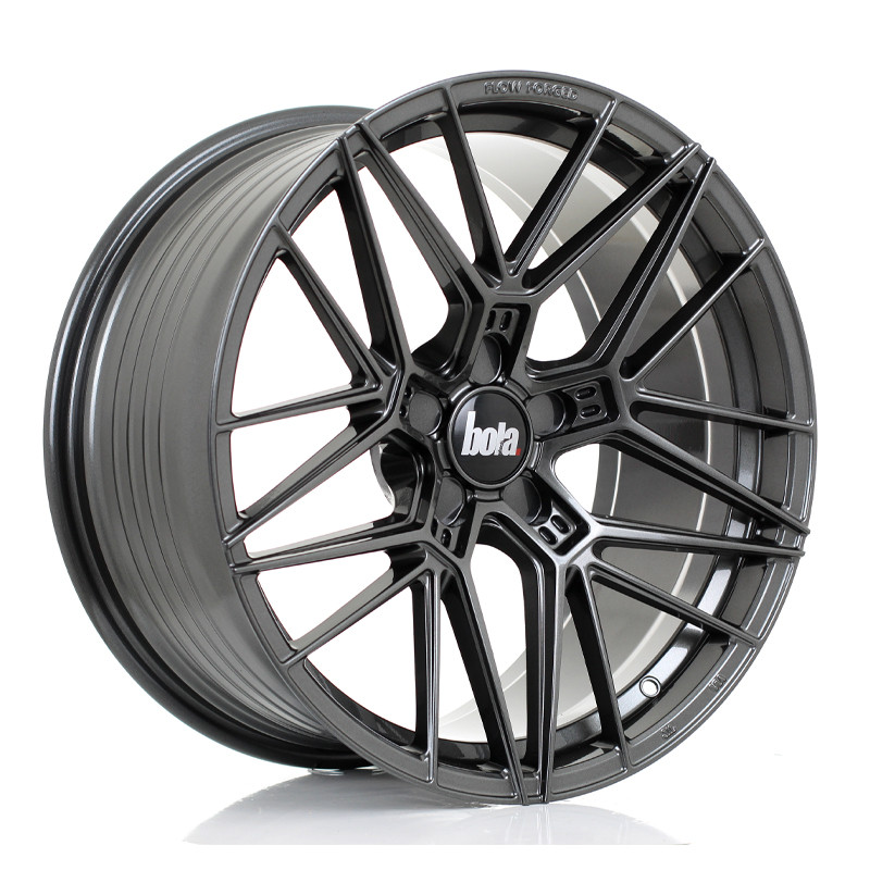 BOLA FLZ 21x9 CUSTOM PCD ET15 to 50 GLOSS GUNMETAL (Load Rated 960kg) www.srbpower.com