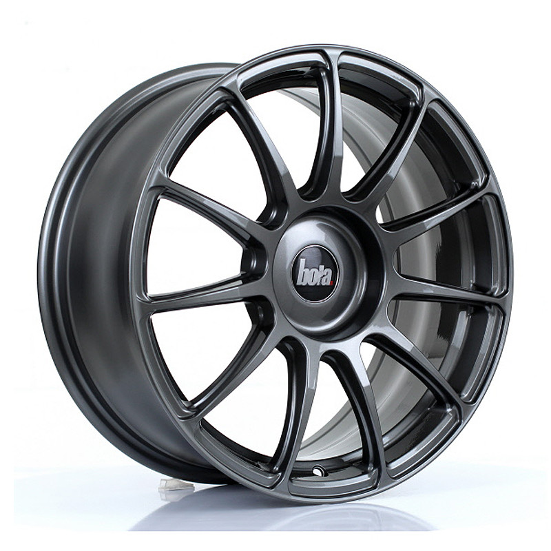 BOLA VST 17x7.5 CUSTOM PCD ET40 to 45 GLOSS GUNMETAL (Load Rated 690kg) www.srbpower.com