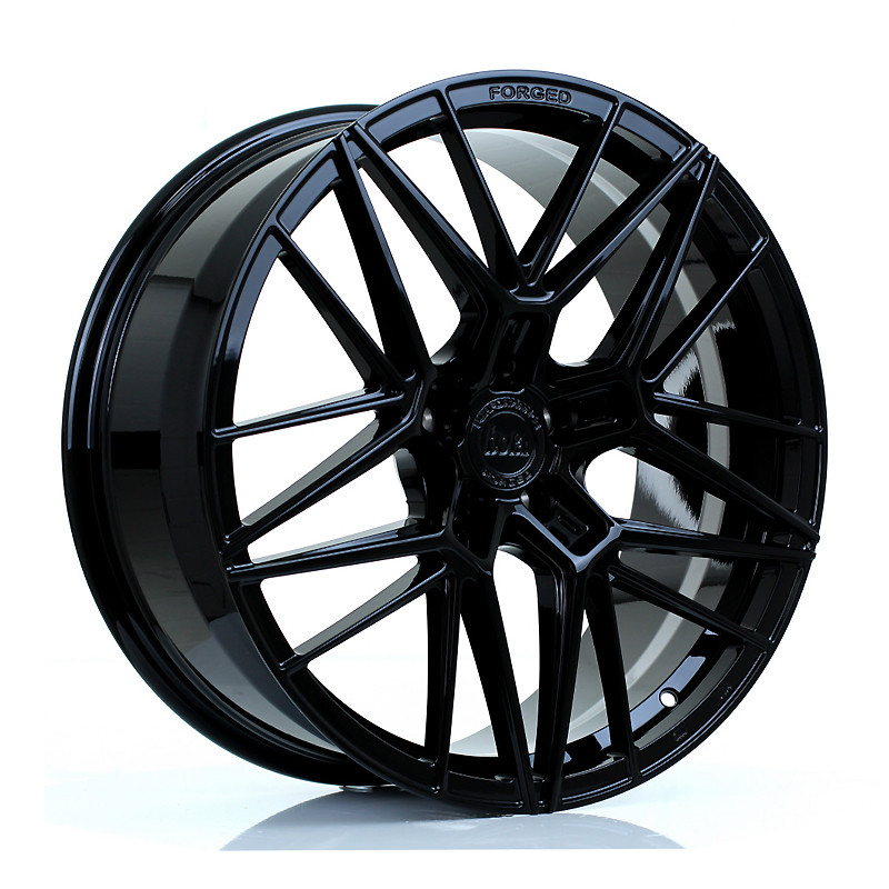BOLA (FORGED) FP1 20x8.5 5x112 ET25 GLOSS BLACK (Load Rated 1kg) www.srbpower.com