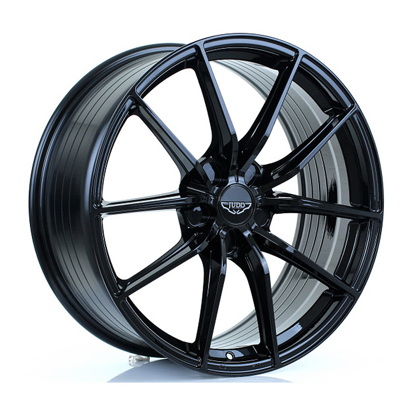 JUDD MODEL THREE 20x8.5 CUSTOM PCD ET38 to 50 GLOSS BLACK (Load Rated 815kg) www.srbpower.com