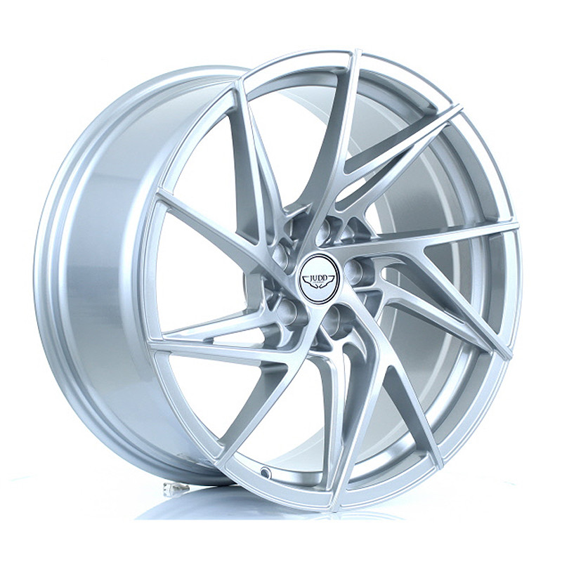 JUDD MODEL TWO 20x10 CUSTOM PCD ET20 to 45 ARGENT SILVER (Load Rated 705kg) www.srbpower.com