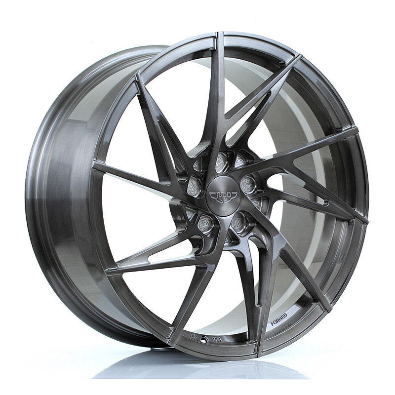 JUDD (FORGED) MODEL TWO 20x9 5x120 ET20 to 45 HAND BRUSHED TITANIUM (Load Rated 0) www.srbpower.com