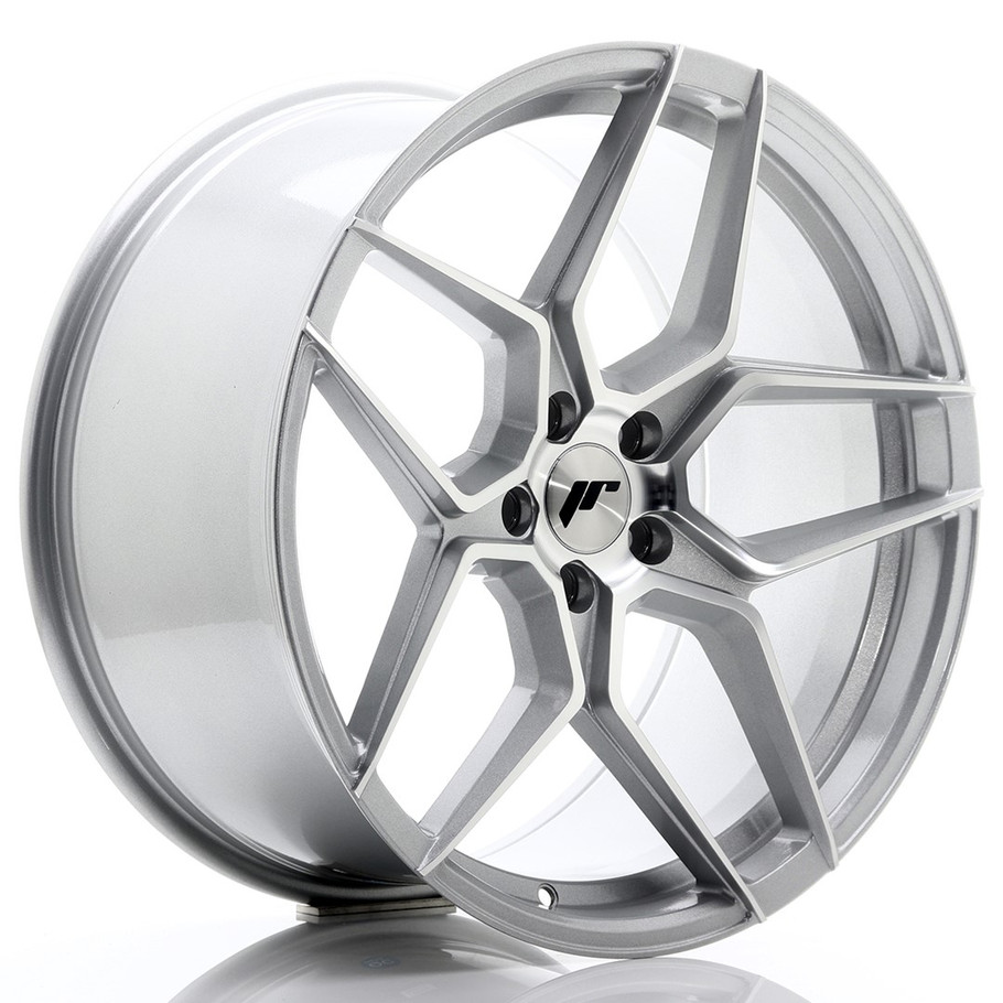 JR Wheels JR34 20x10 ET40 5x112 66.6mm Silver Machined Face