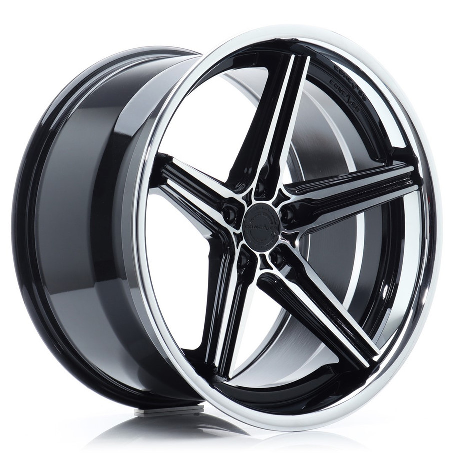 Concaver CVR9 20x10 ET24 5x112 72.6mm Black Diamond Cut