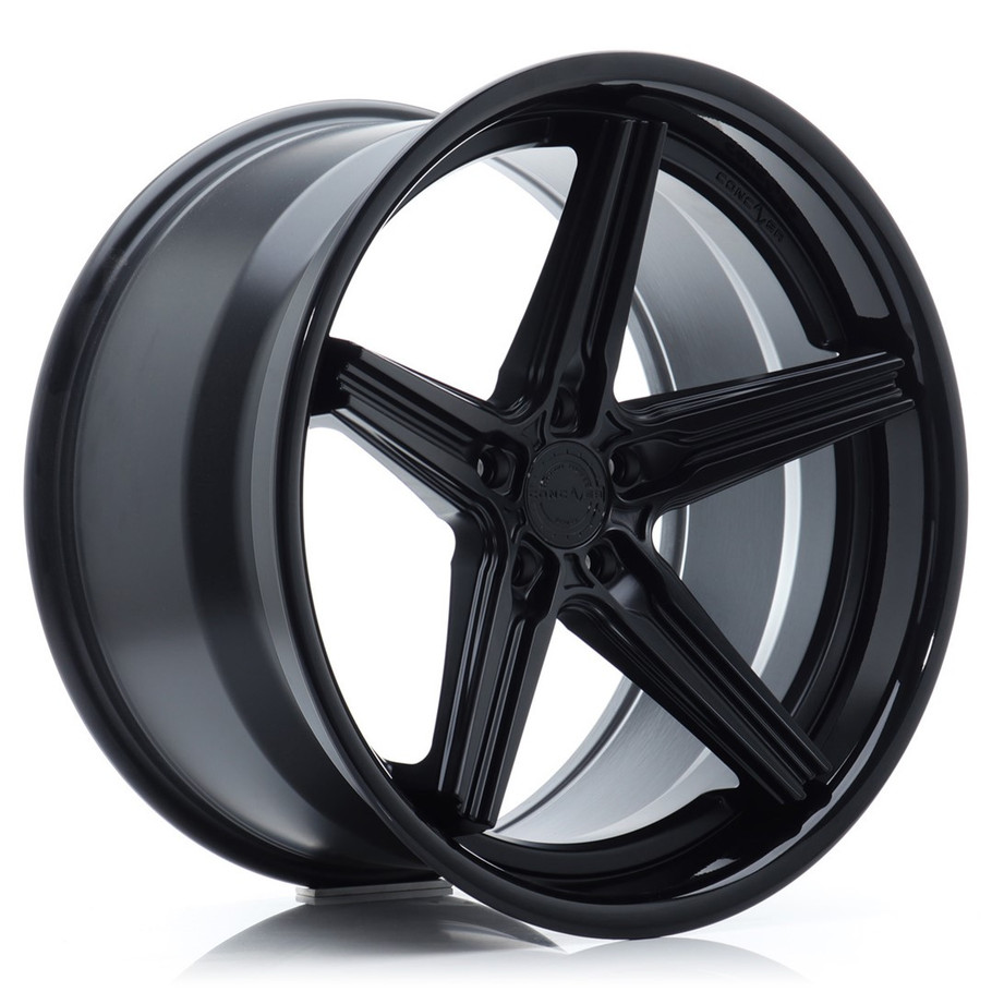 Concaver CVR9 20x10.5 ET25 5x112 72.6mm Matt Black