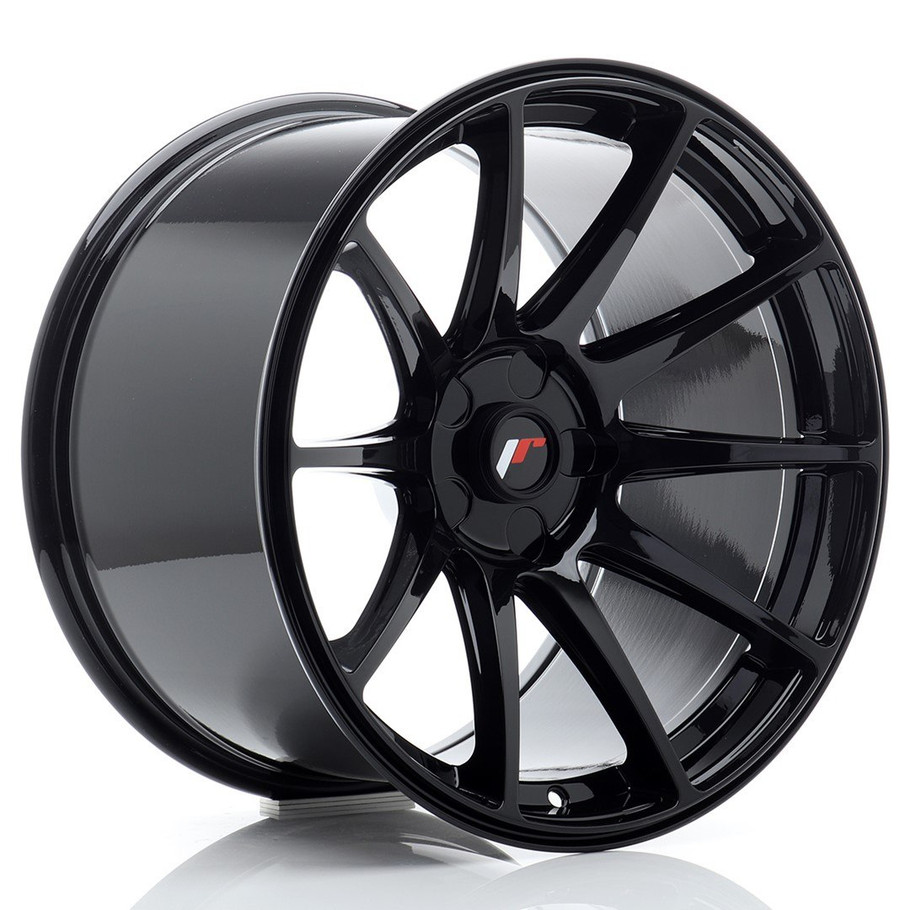 JR Wheels JR11 18x10.5 ET0-25 CUSTOM PCD 72.6mm Gloss Black
