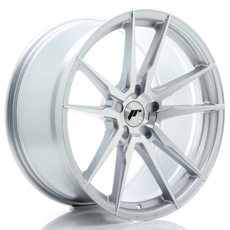 JR Wheels JR21 20x10 ET40 5x112 72.6mm Silver Machined