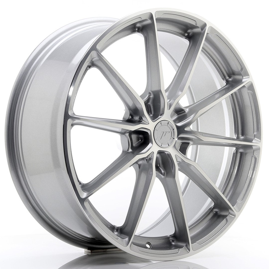 JR Wheels JR37 20x8.5 ET35 5x120 72.6mm Silver Machined