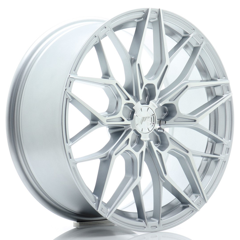 JR Wheels JR46 18x8 ET41 5x112 72.6mm Silver Machined