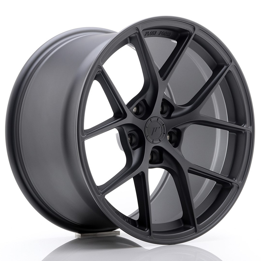 JR Wheels SL01 18x10.5 ET38 5x120 72.6mm Matt Gun Metal