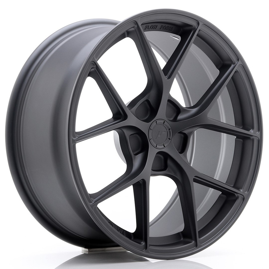 JR Wheels SL01 18x8 ET35 5x120 72.6mm Matt Gun Metal