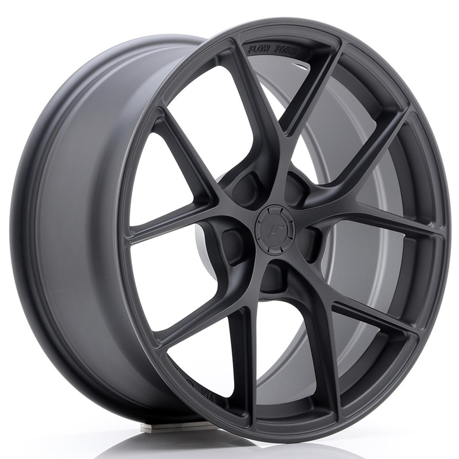 JR Wheels SL01 18x8.5 ET40 5x120 72.6mm Matt Gun Metal