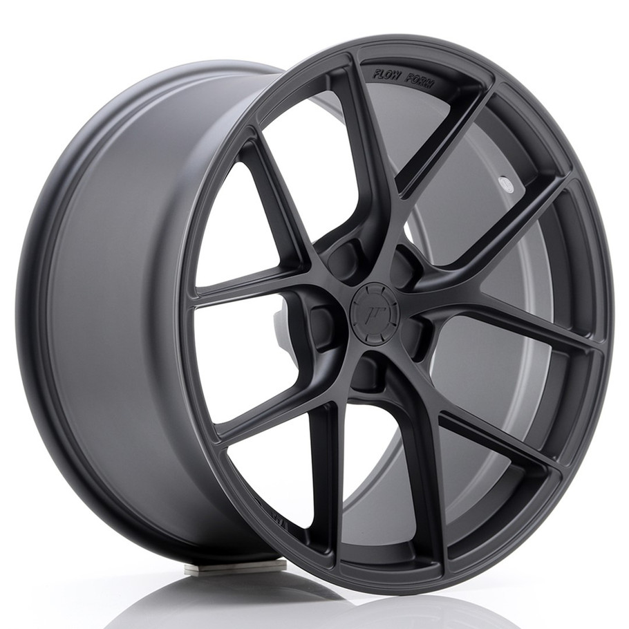 JR Wheels SL01 19x10.5 ET35 5x112 72.6mm Matt Gun Metal