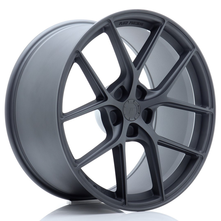 JR Wheels SL01 20x10 ET35 5x112 72.6mm Matt Gun Metal
