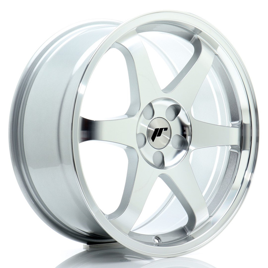 JR Wheels JR3 19x8.5 ET40 5x120 72.6mm Silver Machined