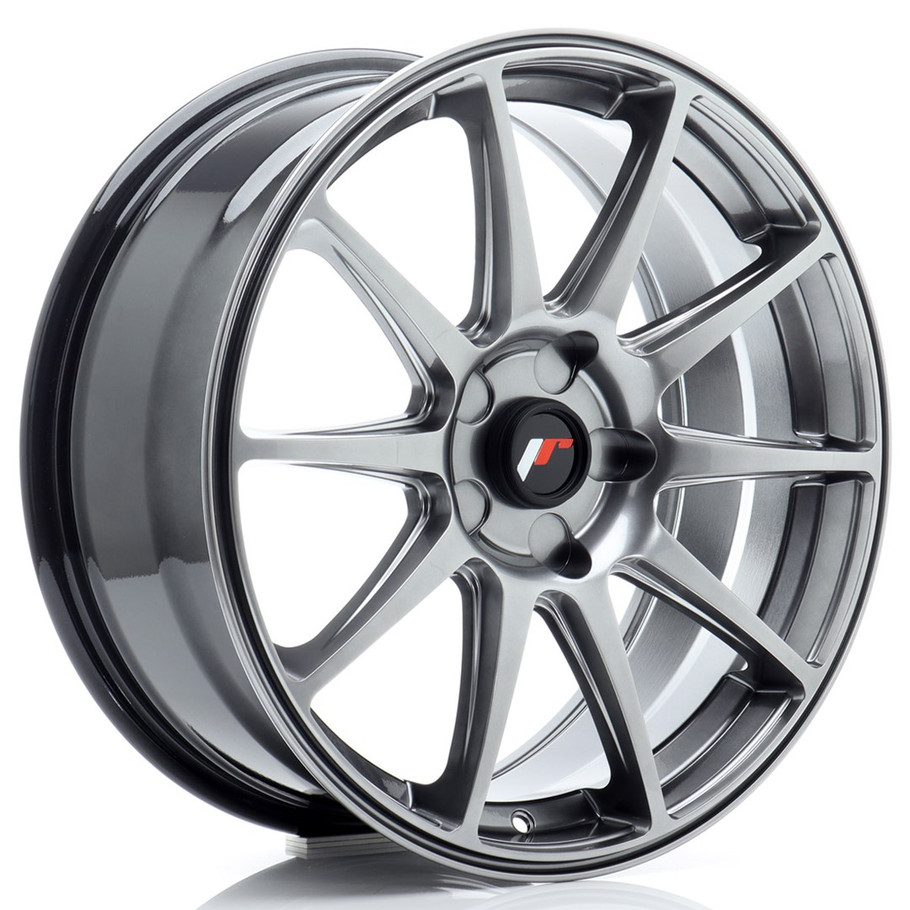 JR Wheels JR11 18x7.5 ET40 5x114.3 72.6mm Hyper Black