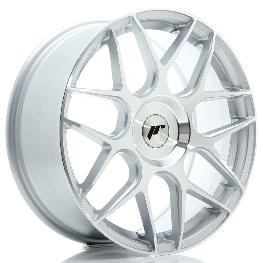 JR Wheels JR18 18x7.5 ET36 5x112 72.6mm Silver Machined