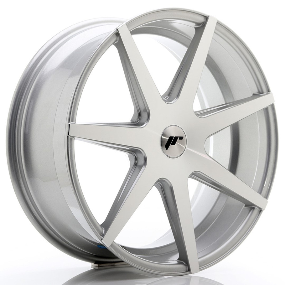 JR Wheels JR20 20x8.5 ET35 5x114.3 74.1mm Silver Machined