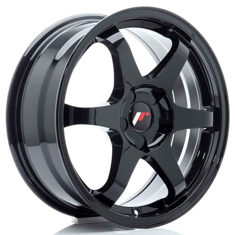 JR Wheels JR3 17x7 ET20-42 CUSTOM PCD 72.6mm Gloss Black