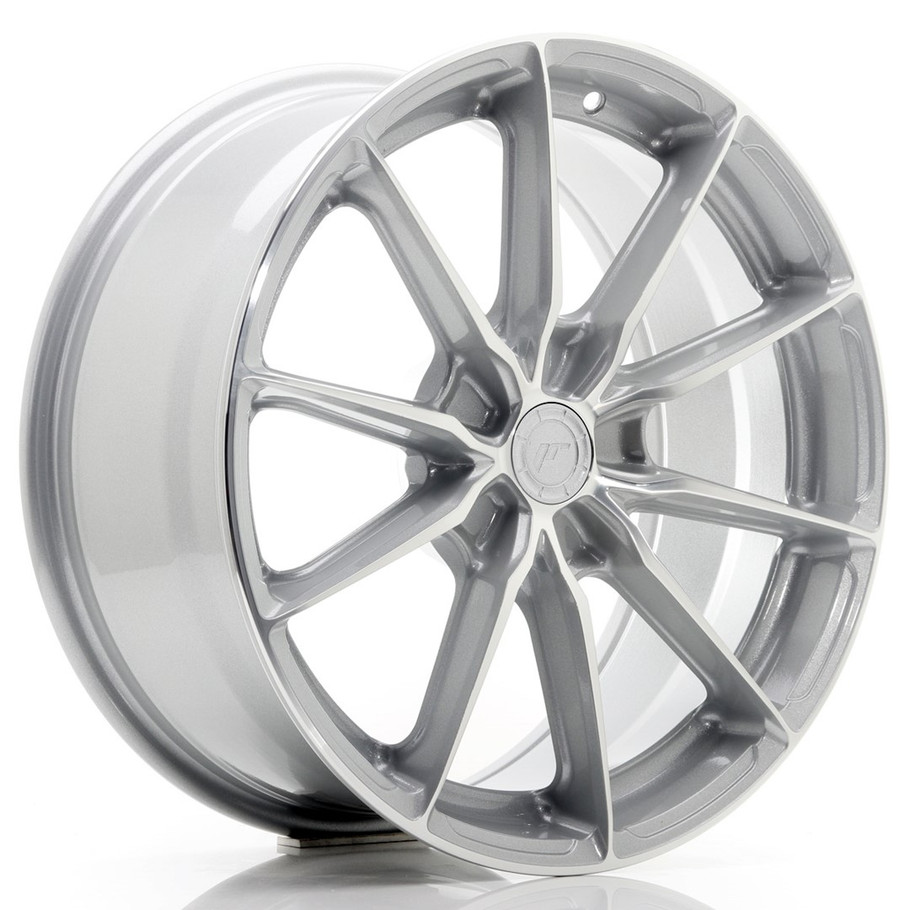 JR Wheels JR37 18x8 ET35 5x120 72.6mm Silver Machined