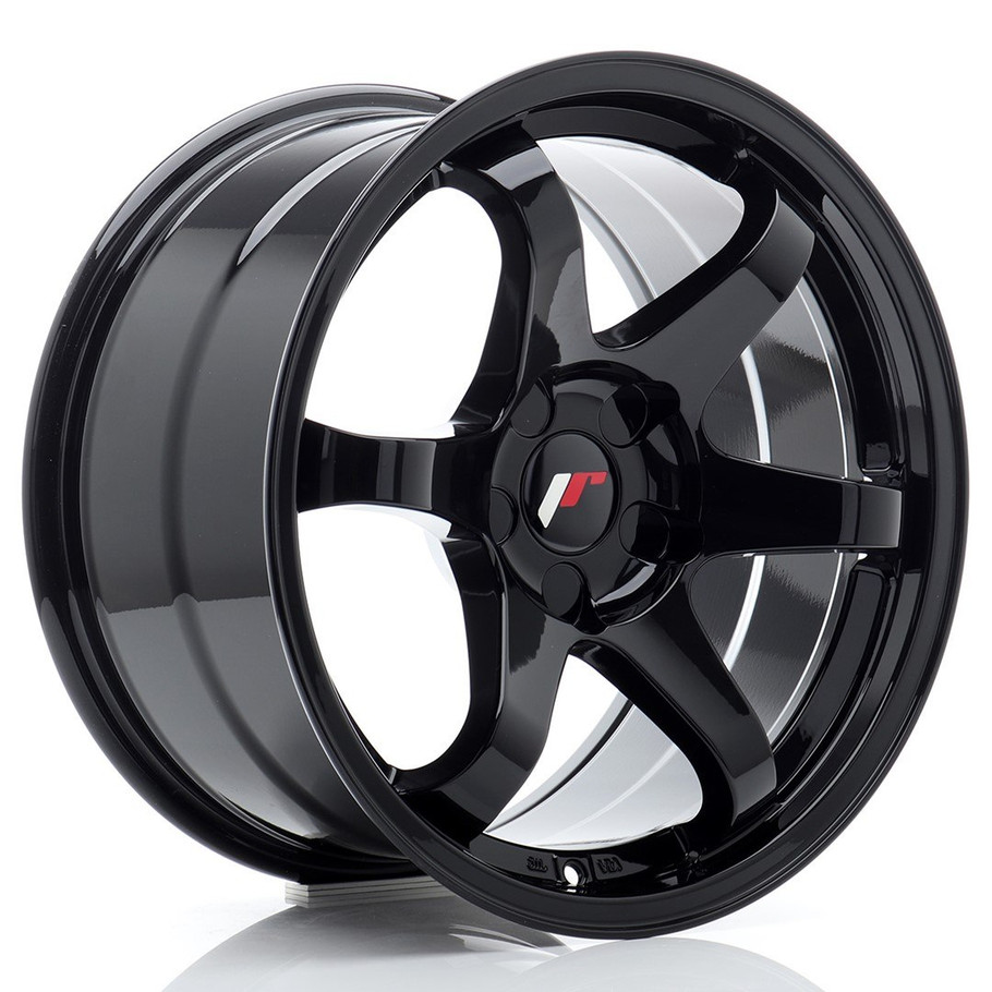 JR Wheels JR3 17x9 ET20-35 CUSTOM PCD 72.6mm Gloss Black