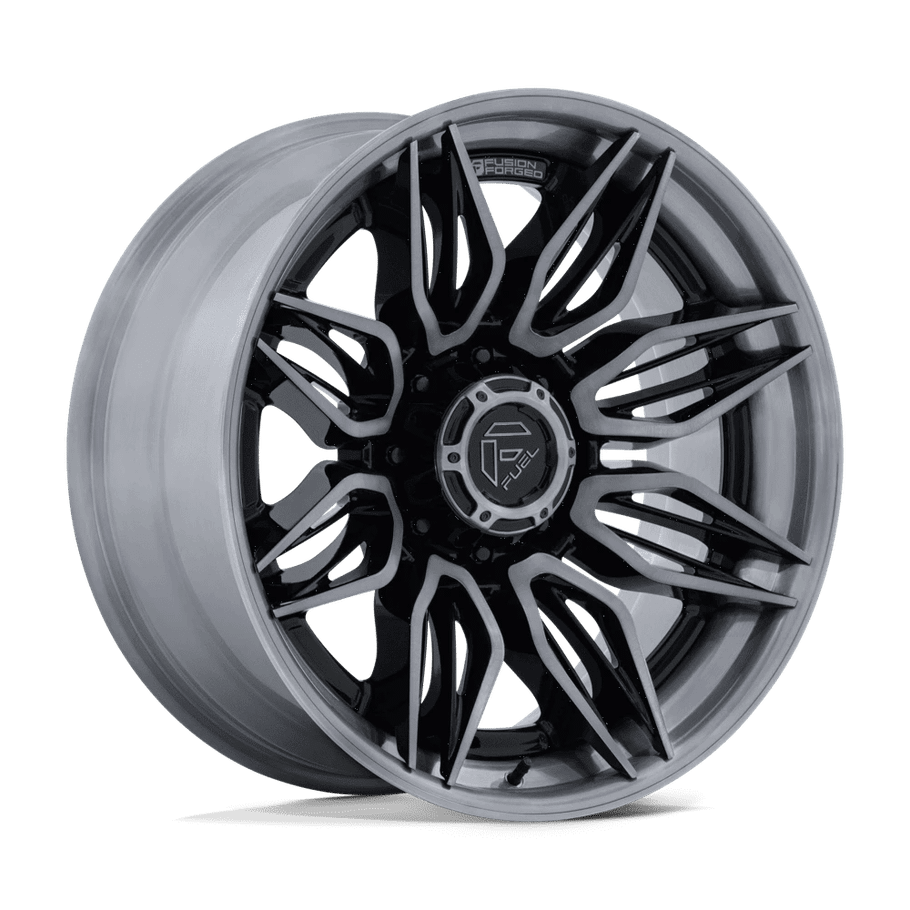 Fuel FC404 MUTINY 22x10 ET0 8x170 125.10mm GLOSS BLACK BRUSHED DARK TINT (Load Rated 1678kg)