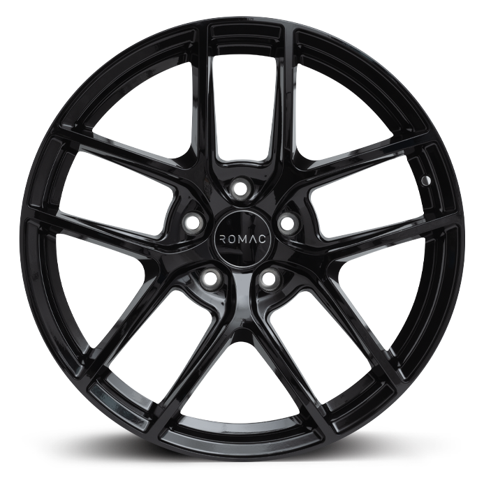 ROMAC DIABLO 18x8 ET45 5x120 GLOSS BLACK (Load 690kg) RMDIA I8514GB
