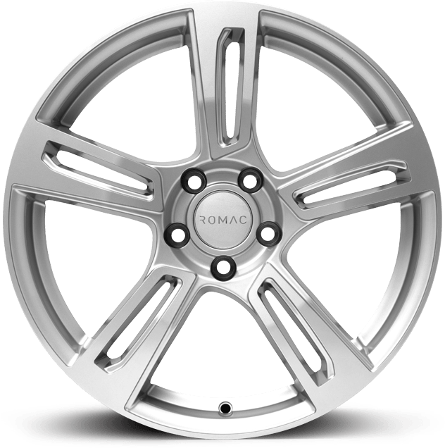 ROMAC EDGE 18x8 ET45 5x112 SILVER (Load 690kg) RMEDG I8690S