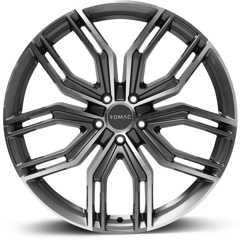 ROMAC CATALINA 22x9.5 ET40 5x120 GREY/POLISH (Load 1000kg) RMCAT L2514GMF