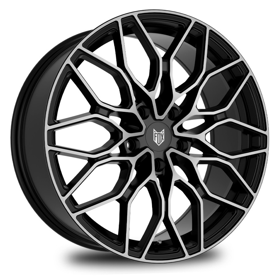 FOX FX9 19x8 ET40 5x114.3 BLACK POLISH (Load 700kg) FX9I9446BP