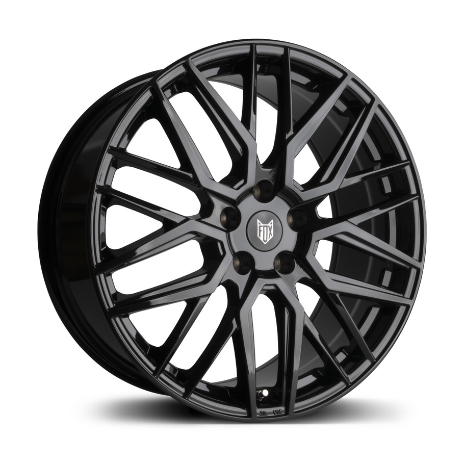 FOX BMAS1 18x8 ET30 5x120 GLOSS BLACK (Load 700kg) FXBMAS1I8314B
