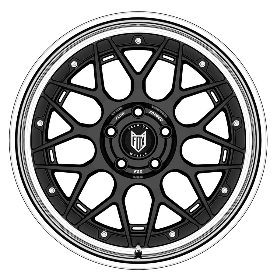 FOX HIRO 19x9 ET40 5x120 GLOSS BLACK POLISH LIP (Load 762kg) FXHROK9414BPL