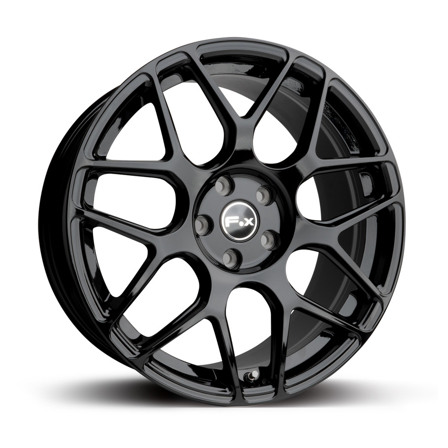 FOX PF3 17x7.5 ET40 5x112 GLOSS BLACK (Load 690kg) FXPF3H7490B