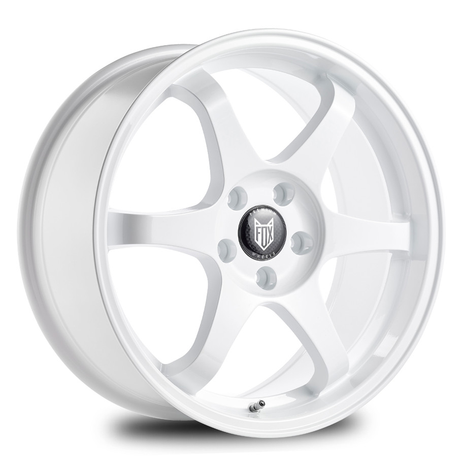 FOX PF5 17x7.5 ET40 5x114.3 GLOSS WHITE (Load 690kg) FXPF5H7446W