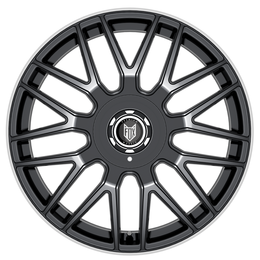 FOX VR3 19x8 ET42 5x108;Wheel PCD=5x114.3 ZINC POLISH LIP (Load 690kg) FXVR3I947746ZP