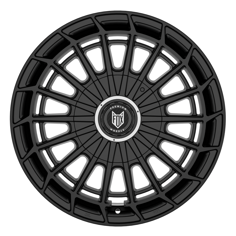 FOX WX1 18x8 ET45 5x114.3 SATIN BLACK (Load 1050kg) FXWX1I8446SB