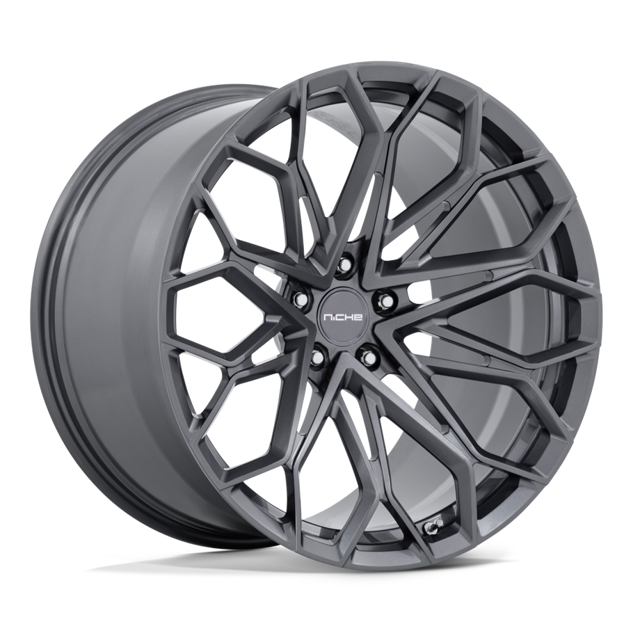 Niche NC600 MANTA 20x10 ET40 5x120 66.90mm SATIN GUNMETAL (Load Rated 726kg)