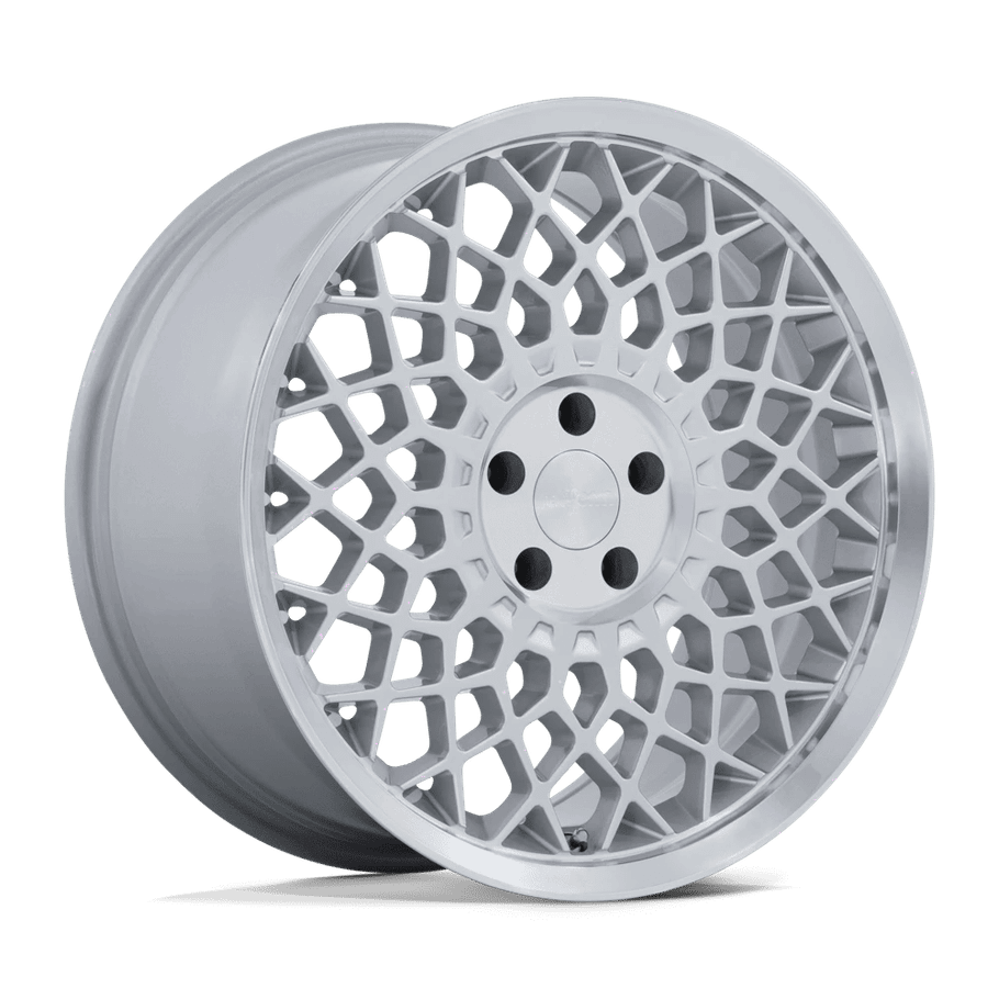 Rotiform RC212 CJJ 18x10.5 ET25 5x120 74.10mm GLOSS SILVER W/ MACHINED LIP (Load Rated 612kg)