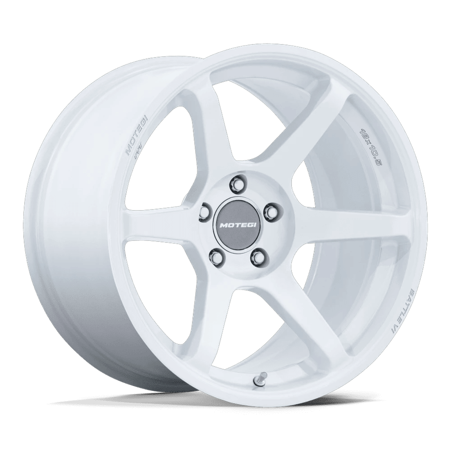 Motegi Racing MR160 BATTLE VI 18x9.5 ET0 5x114.3 72.56mm MATSURI WHITE PEARL (Load Rated 707kg)